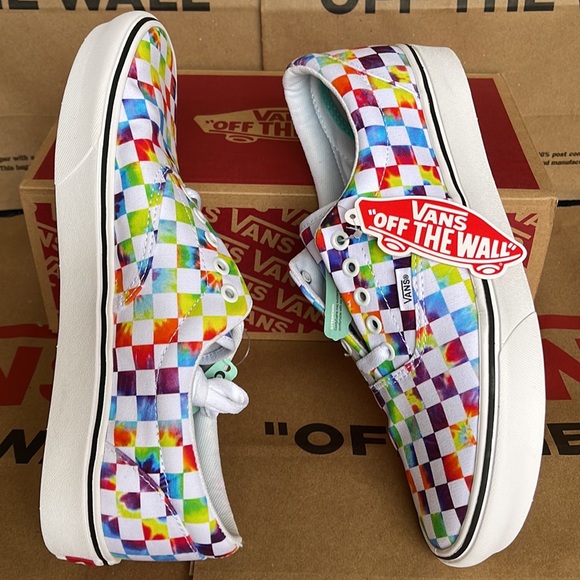 Vans Comfycush Era The-Dye Checkerboard sneakers Men’s - Picture 12 of 16